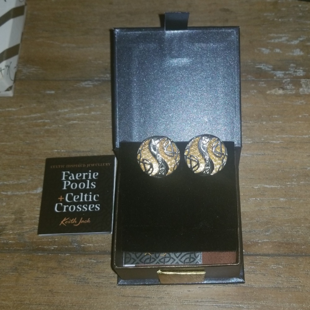 Keith Jack Sterling silver clip on earnings